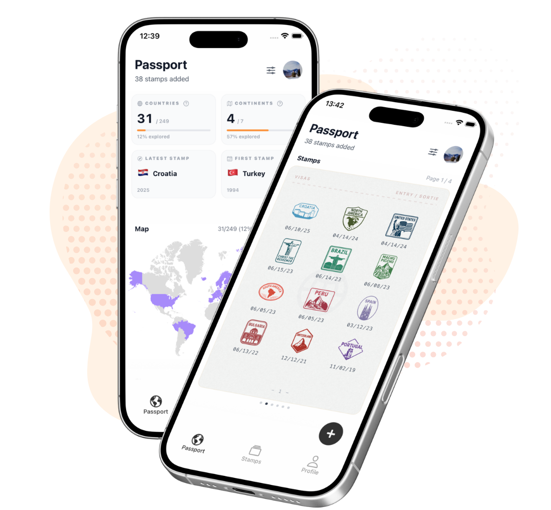 Stampie app on iPhone